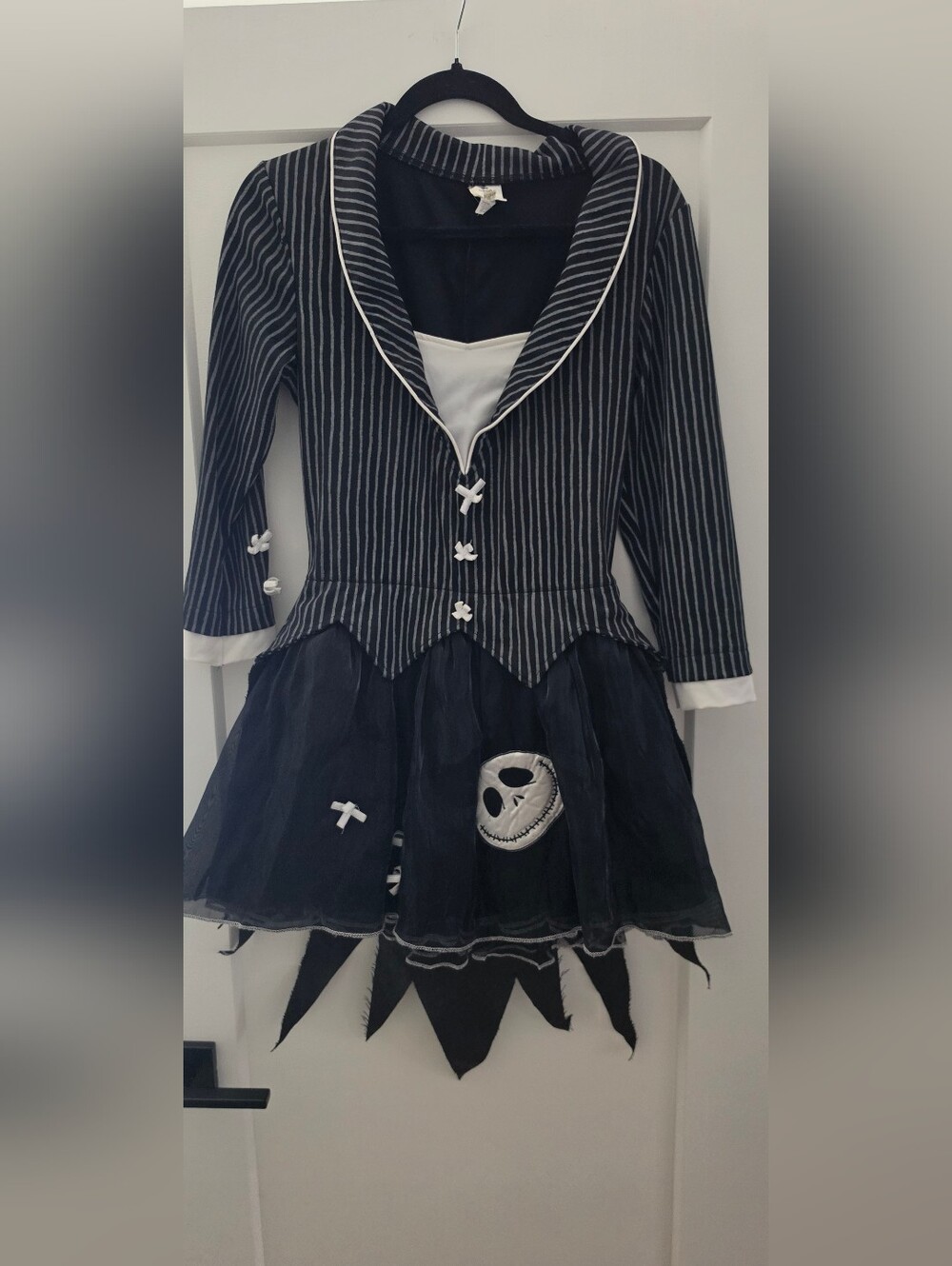 Black and White Jack Skellington Dress